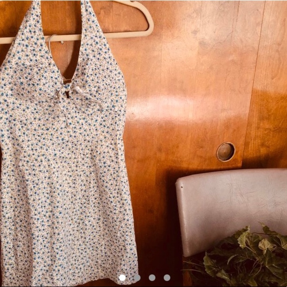 🎐delicate blue flower print dress🎐